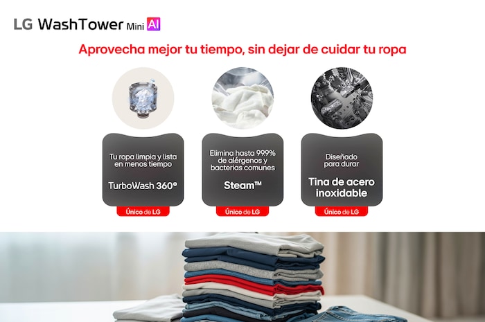 Aprovecha mejor tu tiempo, sin dejar de cuidar tu ropa